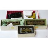 Joe Works N Gauge (Narrow Gauge) Locomotive and Coach Kits, mostly made-up but requiring