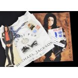 Michael Jackson, Dangerous Tour 1992, small collection including King Of Pop Tee-shirt, programme,