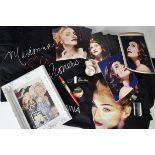 Madonna, mixed collectables including Icon and Something To Remember T-shirts, The English Rose