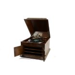 Table grand gramophone: an HMV Model 107, now with No 4 soundbox, 1924-5