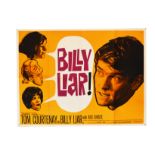 Billy Liar, original UK Quad poster for the 1963 film, folded and in good condition some creasing