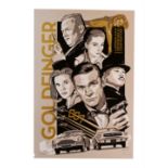 James Bond, a limited edition poster number 88/130 from The London Film Memorabilia Convention 22/