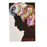 Bob Dylan, original Milton Glaser poster, folded approx 22"x33" and in very good condition