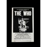 The Who, original flyer / handbill for their concert at The Hammersmith Palais, Thursday 29th