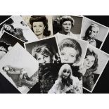 Autographs / Female Actresses, ten signed 8"x10" black and white photographs including, Bette Davis,