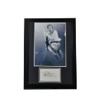 The Who / Autographs, Roger Daltrey and Pete Townshend framed and glazed prints, both with a