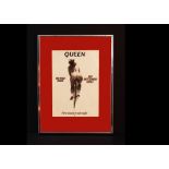 Queen, A framed and glazed promo for their double A side single Bicycle Race / Fat Bottomed Girl