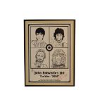 The Who, framed and glazed John Entwistle Art Poster - The Who 2000 - The Walnut Gallery, Fort