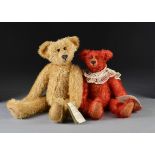 Two Geraldine McNamara Hunny Bears artist bears (Australian): Munchkins - 151?2in. (391?2cm.)