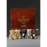 A Steiff Limited Edition British Collector’s Baby Bear Set 1989-1993, 1624 of 1847, five bears, in