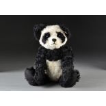 A Steiff Limited Edition Panda bear, 84 of 2000, in original box with certificate, 2003