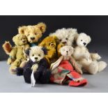 Five smaller Artist teddy bears: a Paddy by The Teddy Bear Orphanage; two Wellwood Bears; a Ellie’