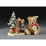 A Steiff Limited Edition for Hummel ‘Wonder of Christmas’, 9897 of 20000, jointed mohair teddy