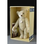 A Steiff Limited Edition Replica Teddy Bear 1921 White 40cm, 897 of 4000, in original box with