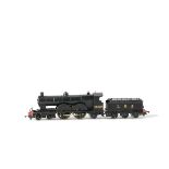 A Millholme Models 00 Gauge kitbuilt L & Y Aspinall Atlantic 4-4-2 Steam Locomotive and Tender,
