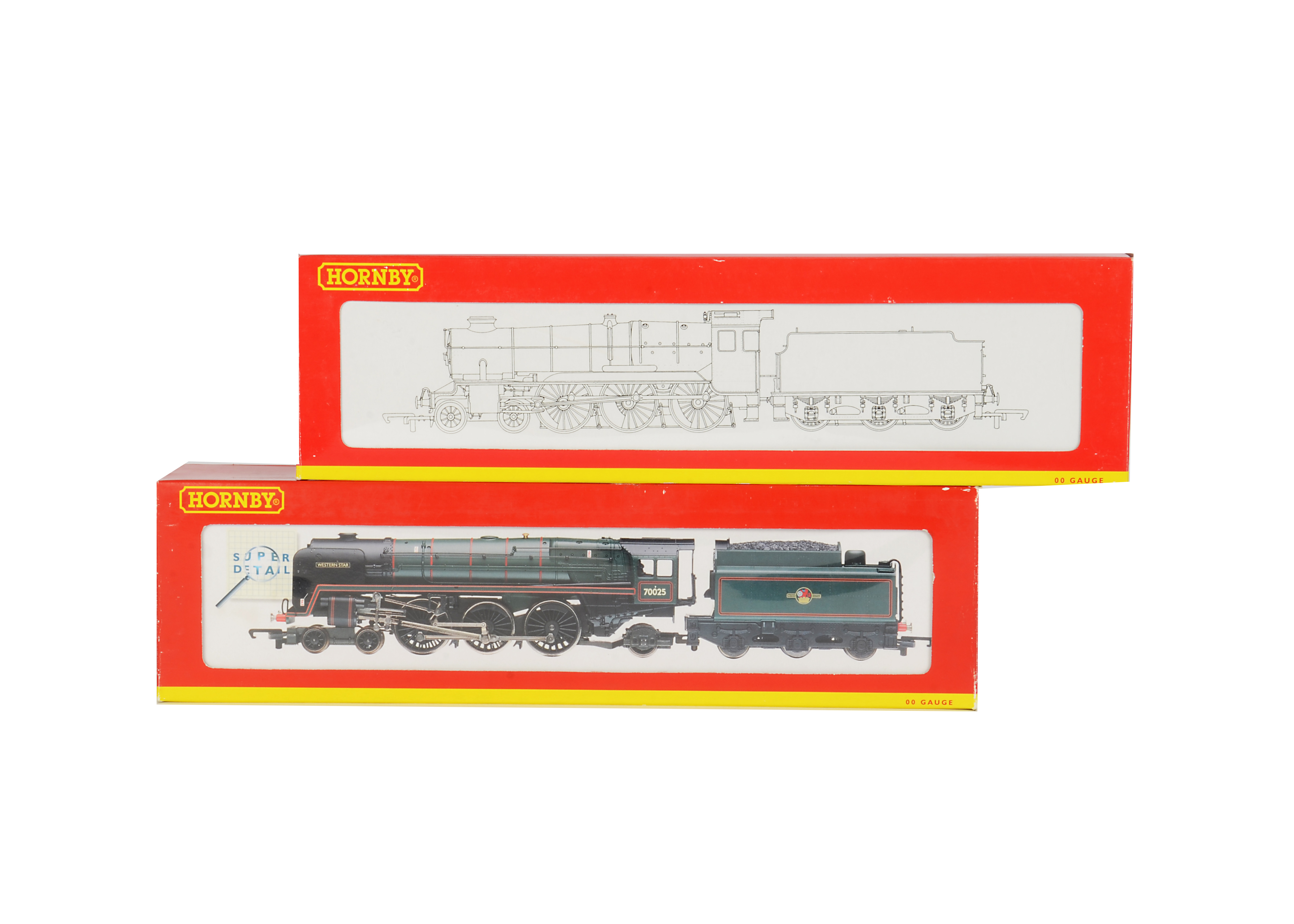 Hornby (China) 00 Gauge DCC Ready Steam Locomotives and Tenders, R2272 BR green Class 7MT 70025 ‘