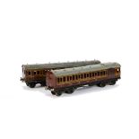 A Bassett-Lowke 0 Gauge 3-rail DC Electric LMS 2-car ‘Euston-Watford’ Set, comprising motor coach