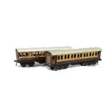 Carette-Style Bassett-Lowke 0 Gauge LNWR Coaching Stock, including 12-wheel Dining Saloon no 13210