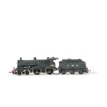 A kitbuilt 00 Gauge LMS 4-4-0 Class 2P Locomotive and Tender, in LMS unlined black No 383 with