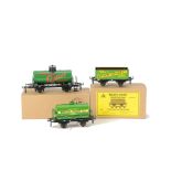 Bassett-Lowke/ETS 0 Gauge Freight Stock, comprising B-L labelled BL 99036 open wagons and BL 99038
