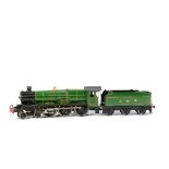 A Late Bassett-Lowke Railways 0 Gauge 3-rail Electric ‘Bath Abbey’ Locomotive and Tender, in G (