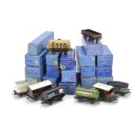 Hornby-Dublo 00 Gauge Freight Stock, mostly pre-nationalization examples including SR brake van (