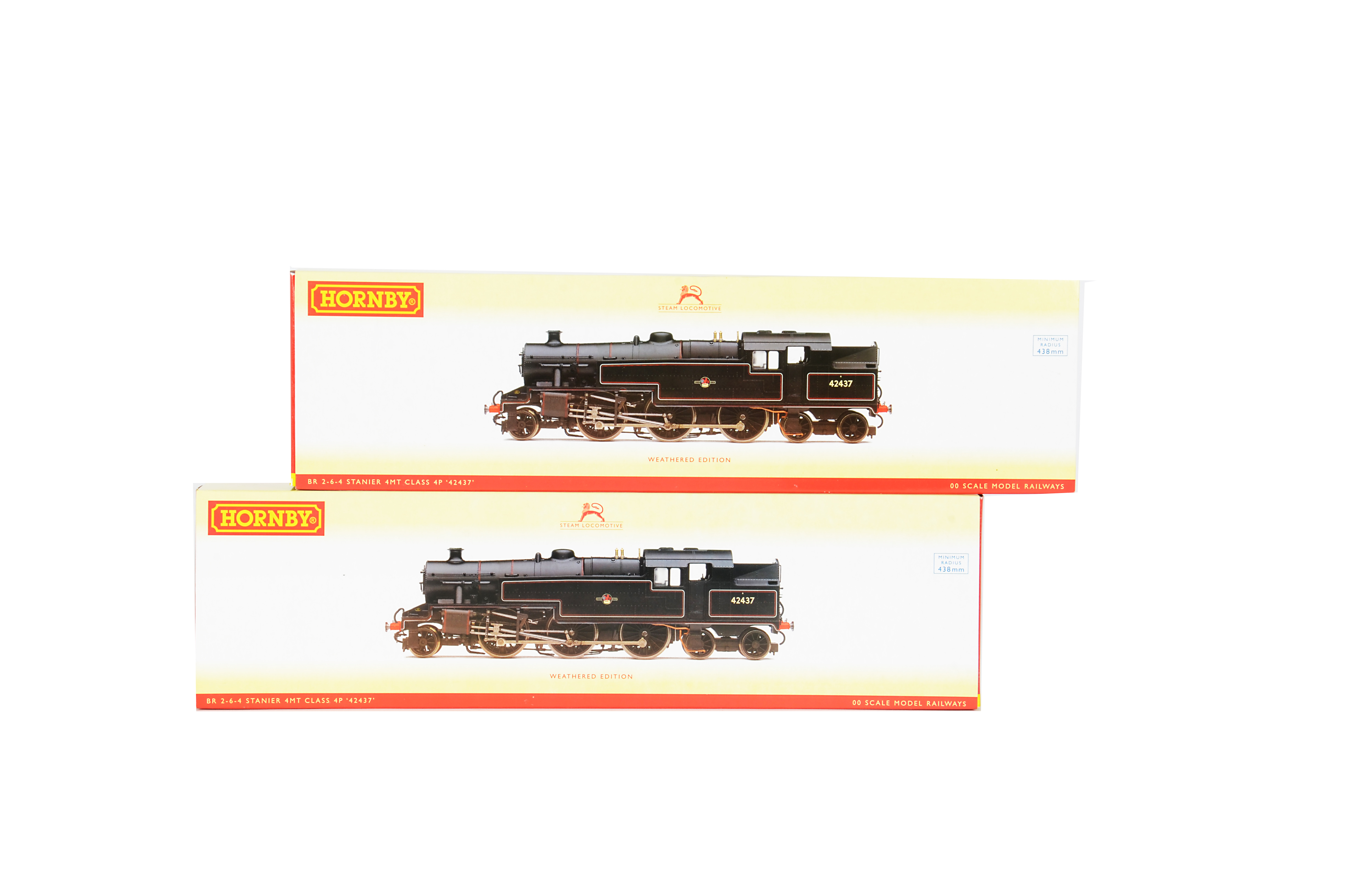 Hornby (China) 00 Gauge DCC Ready Tank Steam Locomotives and Tenders, R2637 BR black Stanier 4MT 2-