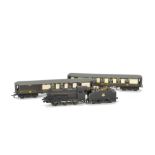 Formo 00 Gauge 3-Rail Locomotive and Graham Farish 00 Gauge Pullman Coaches, Formo BR black 0-6-0