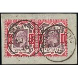 Ascension Great Britain used in Ascension King Edward VII 10d. dull purple and scarlet, a horizonta
