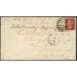 Ascension Early Letters and Handstamps 1873 (23 Nov.) sailor's envelope to Kendal, headed "From B.M