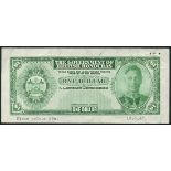 Government of British Honduras, obverse die proof for $1, ND (1947), (Pick 24, TBB B123 for type),