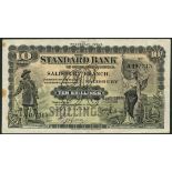 Standard Bank of South Africa Limited, 10 shillings, Salisbury, 4 April 1936, serial number R 1/2 A