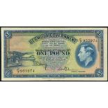 Bermuda Government, 10 shillings, 17 February 1947, serial number H/4 235073, (Pick 15, 16, 20),