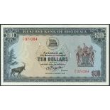 Reserve Bank of Rhodesia, $2 (2), 10 January 1979, prefixes K/86 and K/176, (Pick 39-41, TBB B108-1