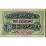 East African Currency Board, 10 shillings, 1 July 1941, serial number N/4 48668, (Pick 29a, TBB B21