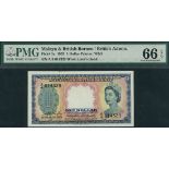 Board of Commissioners of Currency Malaya and British Borneo, $1, 21 March 1953, serial number A/4