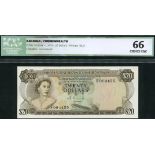 Central Bank of the Bahamas, $20, ND (1974), serial number F 084455, (TBB B304a, Pick 39a),