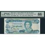 Central Bank of the Bahamas, $10, ND (1984), serial number D 626021, (TBB B311, Pick 46a),