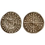 Edward I (1279-1307), New Coinage, Penny, 1.28g, London, Class 1b, crowned facing bust, no drapery,