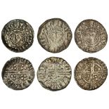 Henry III (1216-1272), ‘Long Cross’ Coinage, Pennies (3), Phase 3, London, Class 5c3/5d mule (3), H