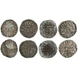 Henry III (1216-1272), ‘Long Cross’ Coinage, Pennies (4), Newcastle, Phase 2, Class 3ab1 (2), Henri