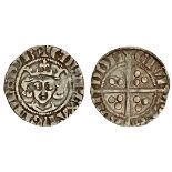 Edward I (1279-1307), New Coinage, Penny, 1.18g, London, Class 1a, crowned facing bust, variety wit