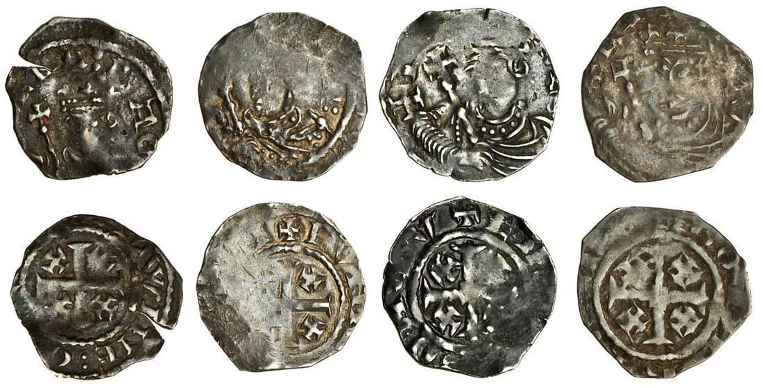 Henry II (1154-1189), ‘Tealby’ coinage, 1158-80, Pennies (4), London, class C1/B mule (2), 1.40g, A