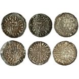 Henry III (1216-1272), ‘Long Cross’ Coinage, Pennies (3), Lincoln, Phase 2, Class 3b, Ion, 1.45g, r