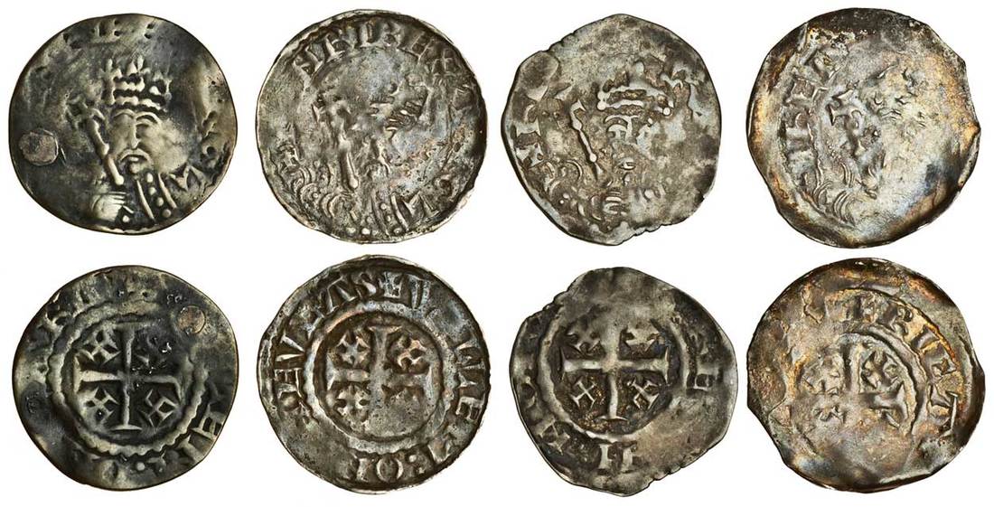 Henry II (1154-1189), ‘Tealby’ coinage, 1158-80, Pennies (4), class A2, Carlisle, 1.78g, Willem, [