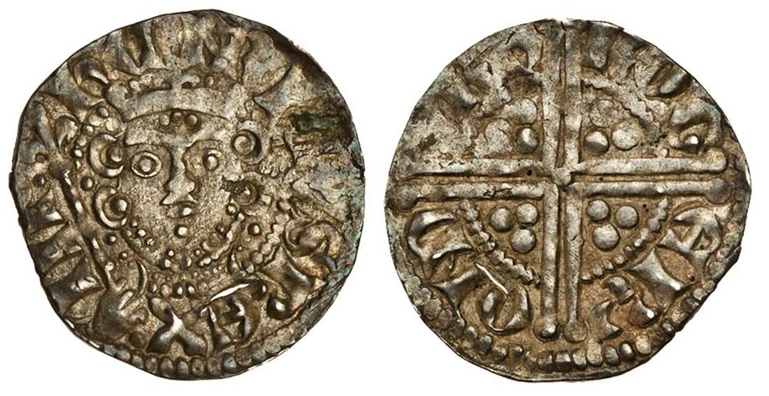Henry III (1216-1272), ‘Long Cross’ Coinage, Penny, Phase 3, Durham, Class 5g, Roger, 1.32g, rev. r