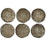 Henry III (1216-1272), ‘Long Cross’ Coinage, Pennies (3), Phase 3, London, Class 5f, Ioh’s, 1.38g,