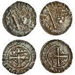 Henry II (1154-1189), ‘Tealby’ coinage, 1158-80, Pennies (2), Newcastle, Willem, E3/C, 1.42g, +wila