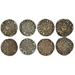 Henry III (1216-1272), ‘Long Cross’ Coinage, Pennies (4), Phase 3, London, Class 5f, Davi, 1.20g, r