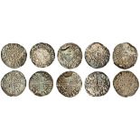 Henry III (1216-1272), ‘Long Cross’ Coinage, Pennies (5), Phase 3, Canterbury, Class 5c3, central f